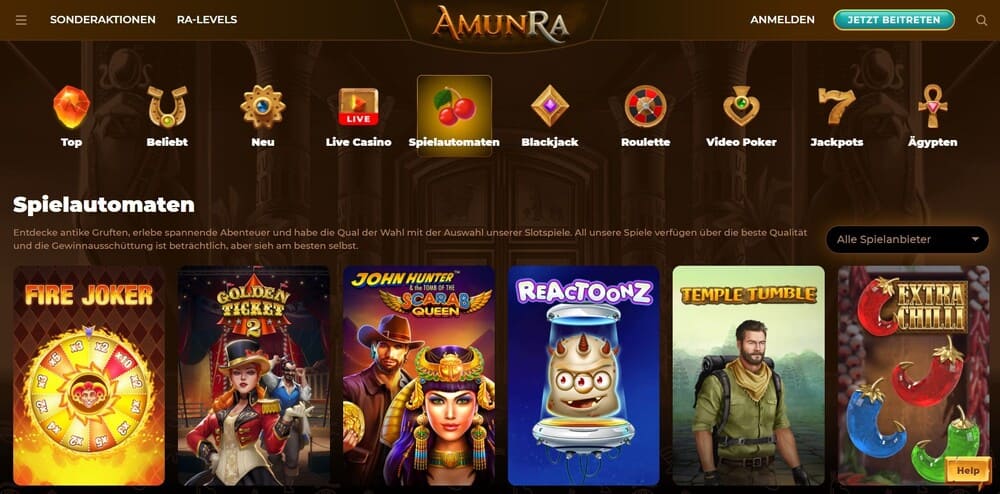 AmunRa Slots
