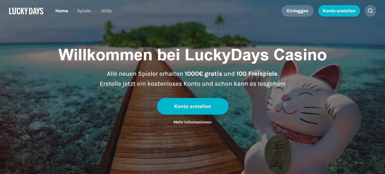 Lucky Days Website