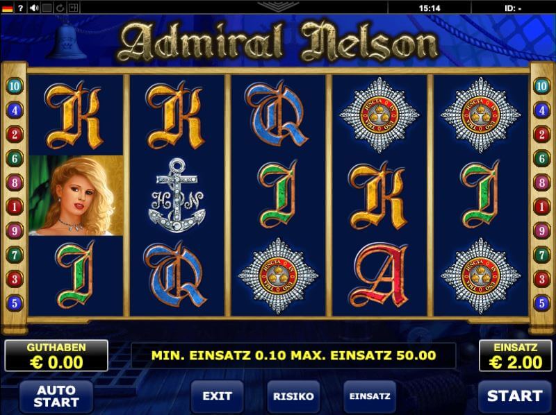 Admiral Nelson Slot