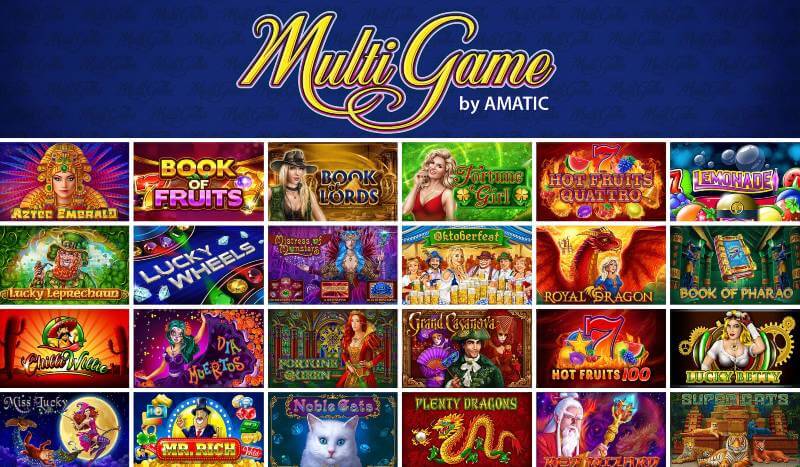 Slot-Übersicht von Amatic Industries