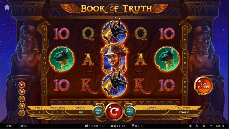 Book of Truth bei Megaslot