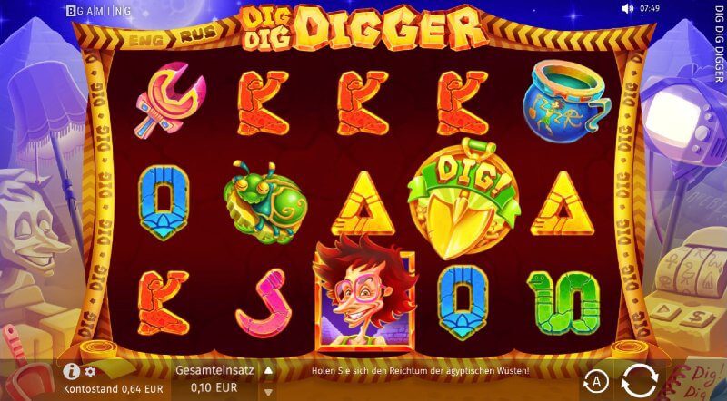 Dig Dig Digger bei Rabona