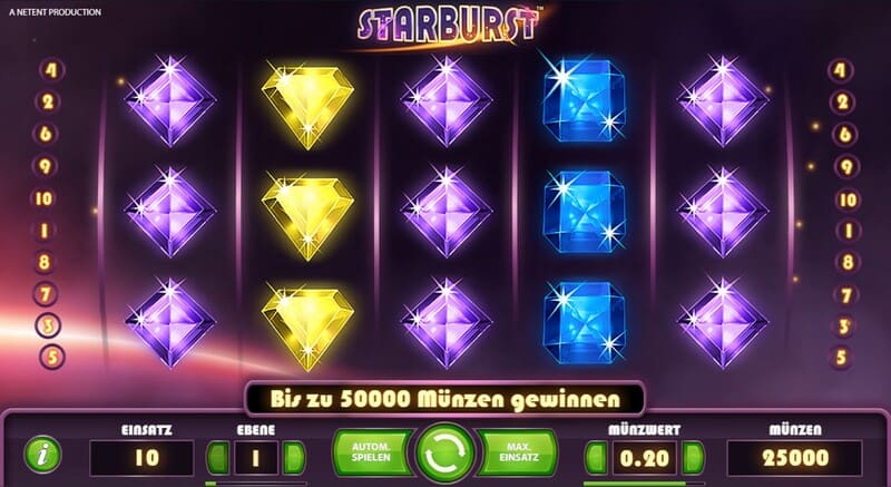 Starburst Slot im iLucki Casino