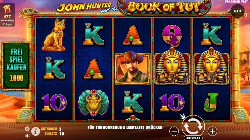 John Hunter and the Book of Tut bei Rabona