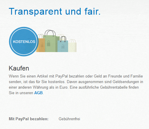 Kaufen mit PayPal