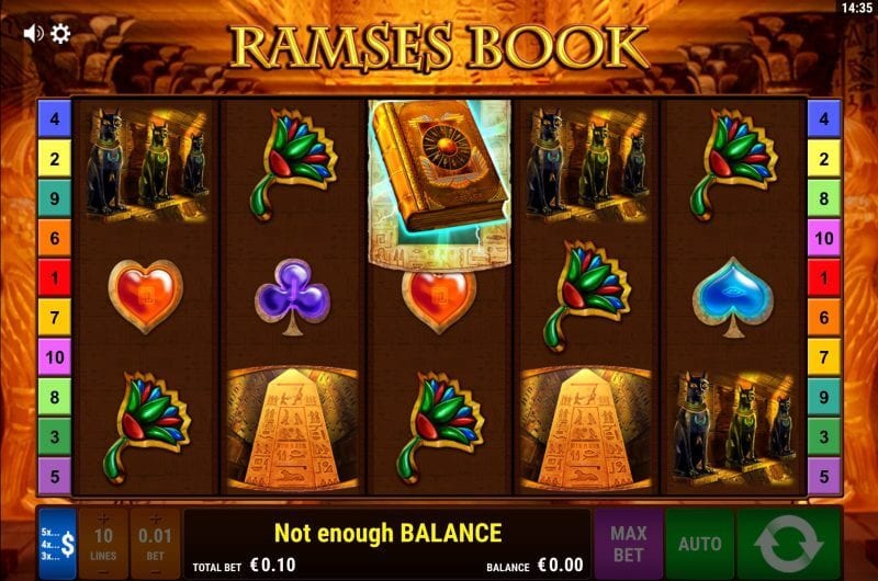 Ramses Book bei Slotsmillion